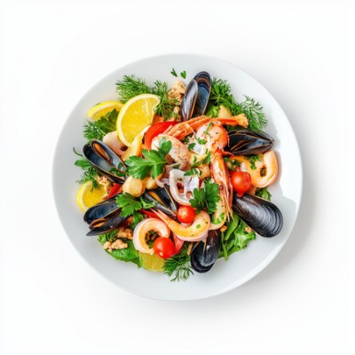 Фирменное блюдо Морской гриль прованс - купить в Метевбаше